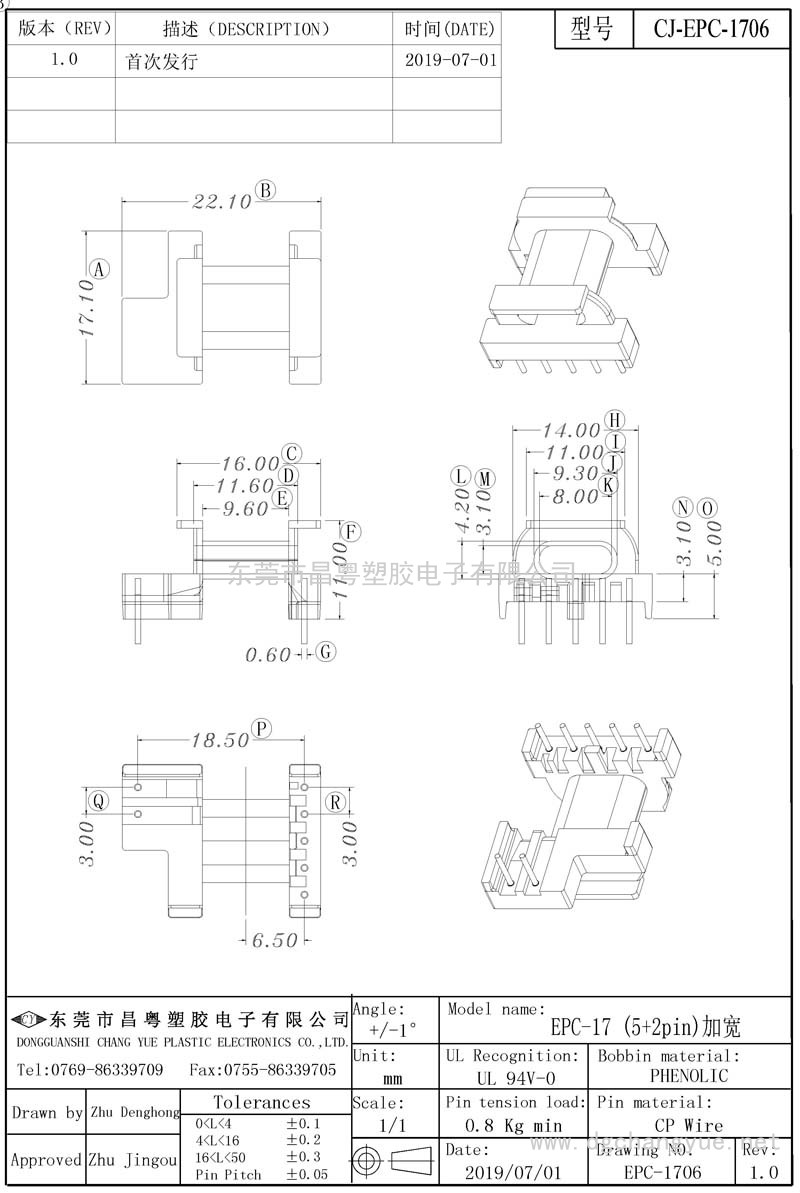 CJ-1706，EPC17臥式(5+2)加寬..-模型