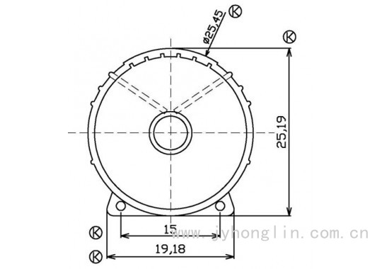 HL-2023/磁環(huán)外套Φ20X10X10(上蓋)